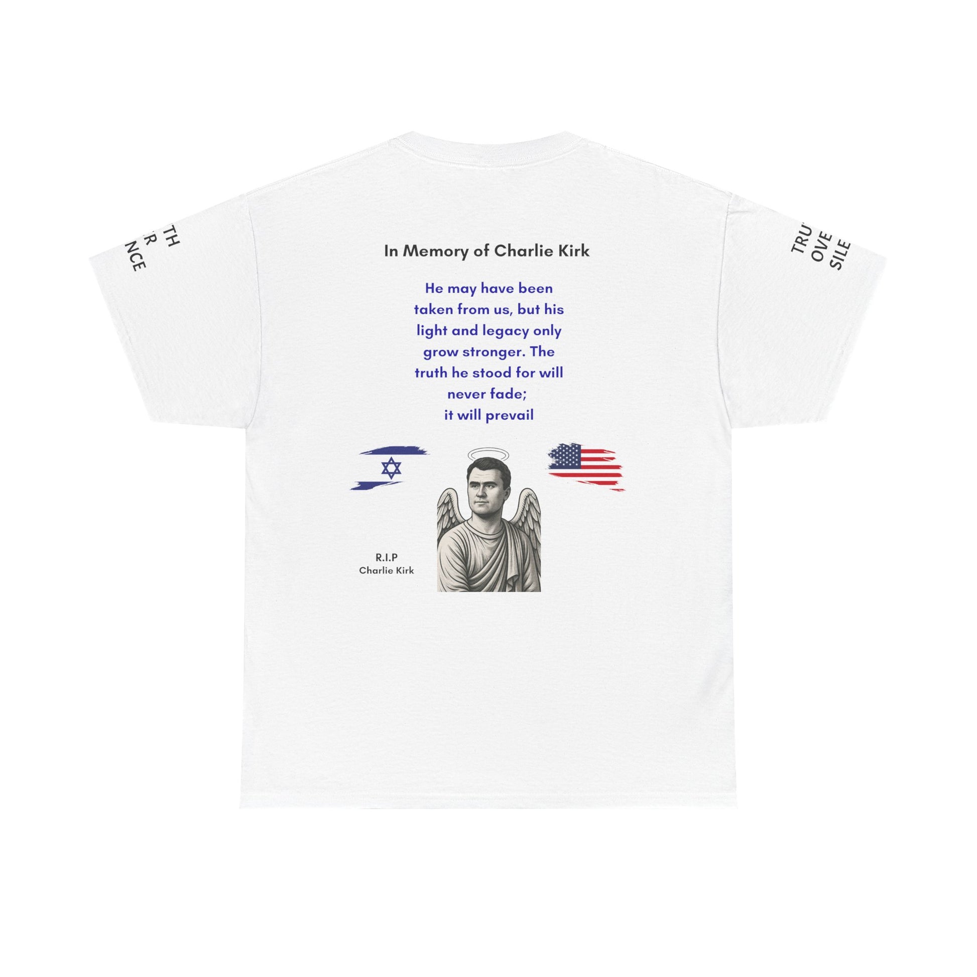 Charlie Kirk Memorial Tee – 20% Donated to His Legacy & Family