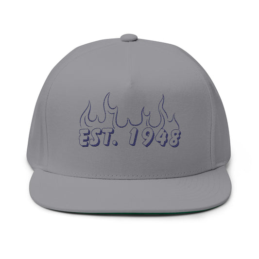 EST. 1948 Flame Snapback Cap