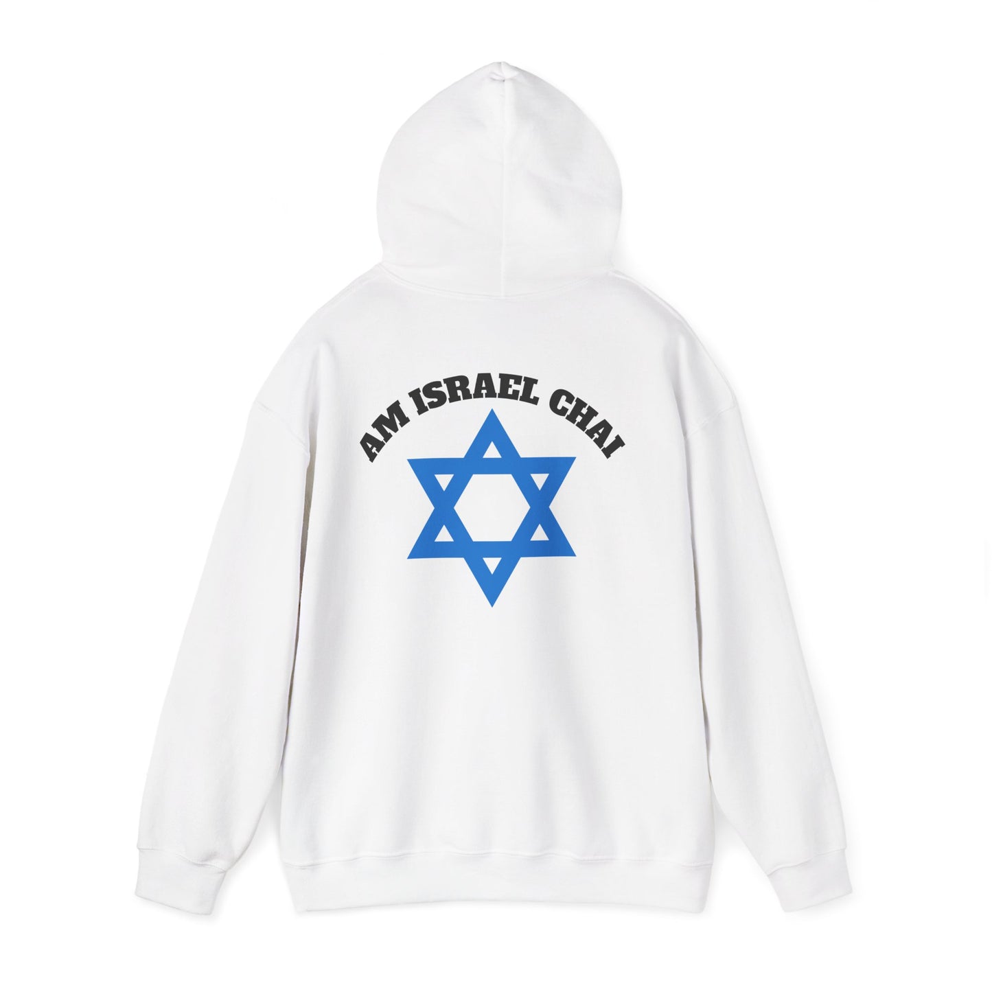 FCK Antisemitism Hoodie + Am Israel Chai Desing