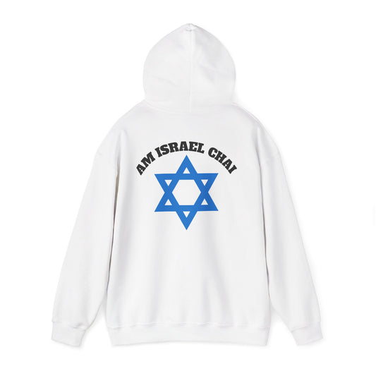 FCK Antisemitism Hoodie + Am Israel Chai Desing