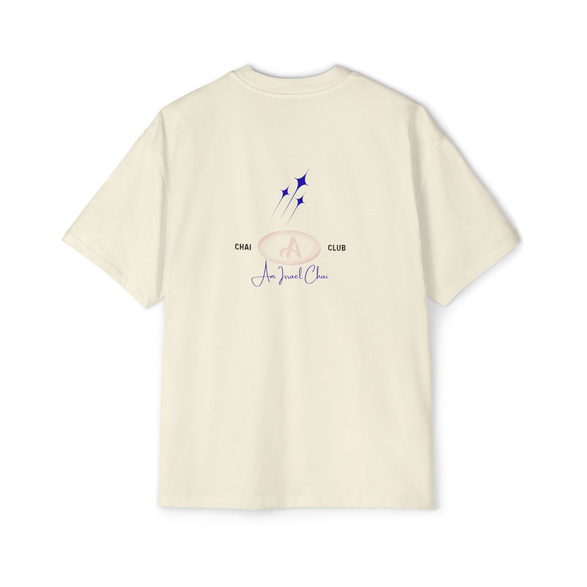 Oversized “Am Israel Chai” Tee – Chai Club Edition