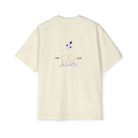 Oversized “Am Israel Chai” Tee – Chai Club Edition