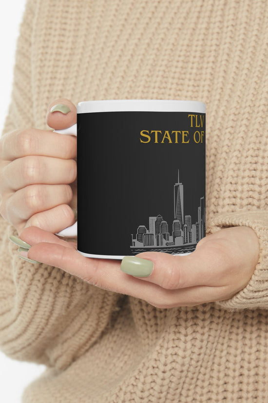 TLV State of Mind Mug – Tel Aviv Skyline Design (11oz & 15oz)