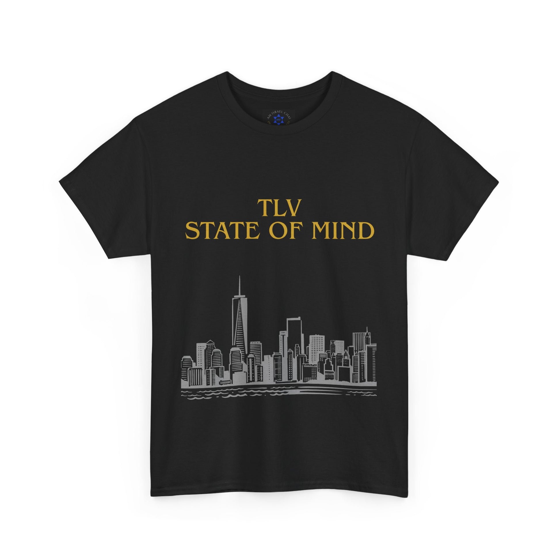 TLV State of Mind T-Shirt – Tel Aviv Skyline (Multiple Colors)