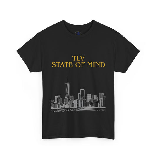 TLV State of Mind T-Shirt – Tel Aviv Skyline (Multiple Colors)