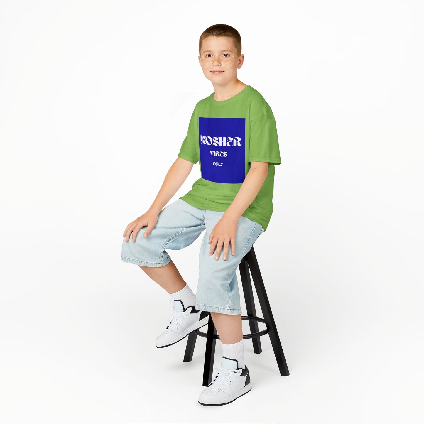 Kosher Vibes Only T-Shirt – Trendy Am Israel Chai Club - Variety of Colors