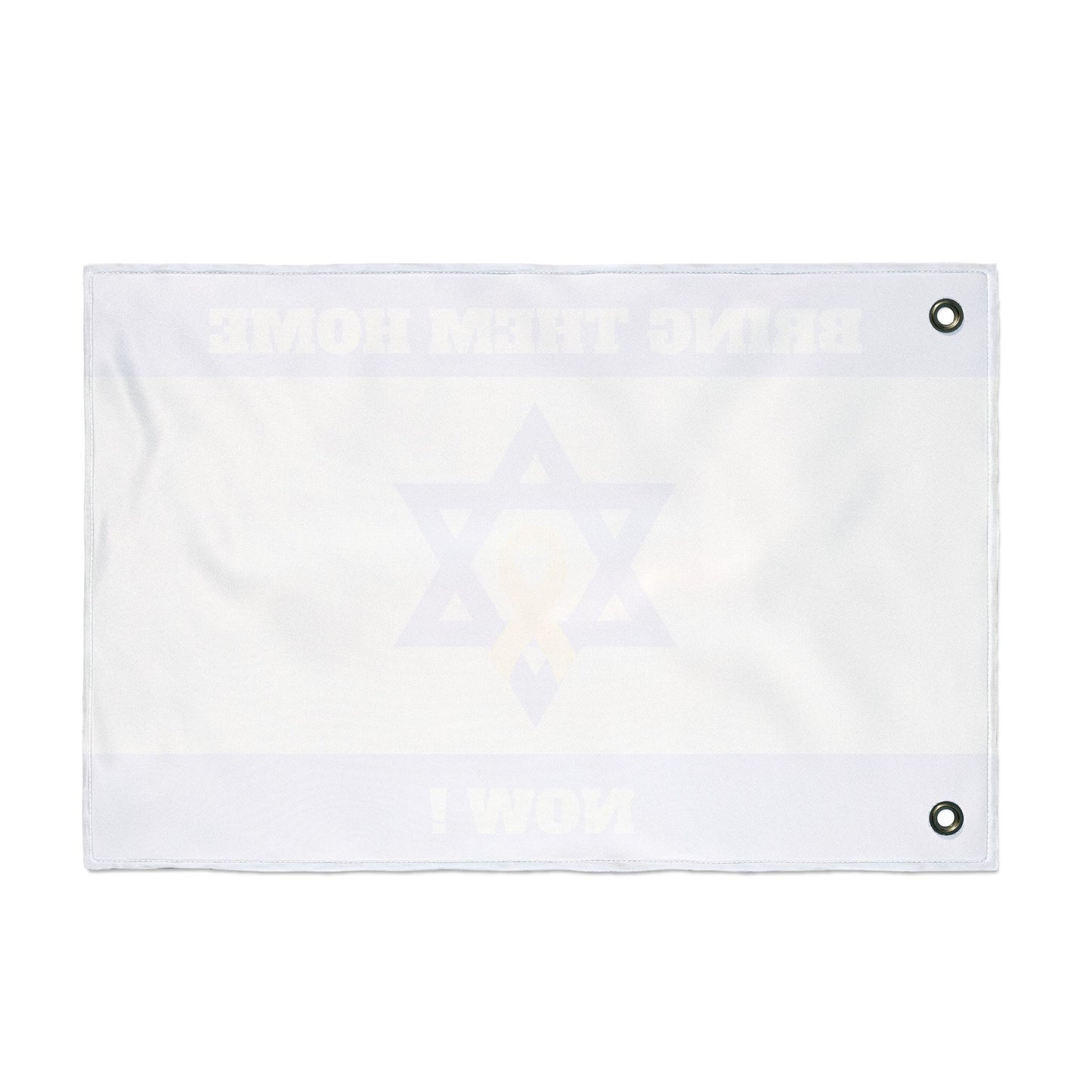 Double-Sided “Bring Them Home Now” Flag – Israeli Solidarity Banner
