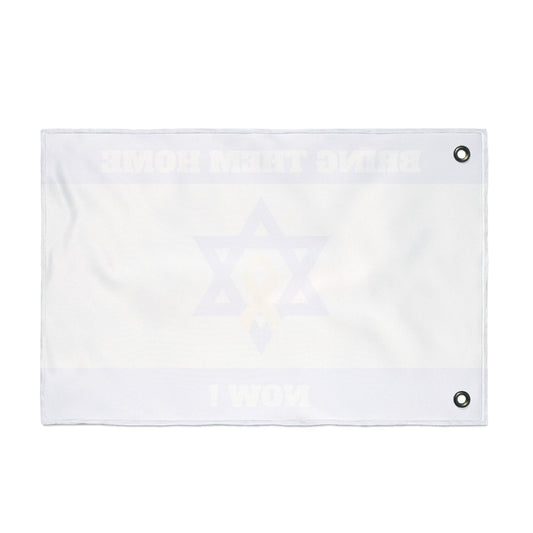 Double-Sided “Bring Them Home Now” Flag – Israeli Solidarity Banner