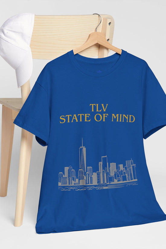 TLV State of Mind T-Shirt – Tel Aviv Skyline (Multiple Colors)