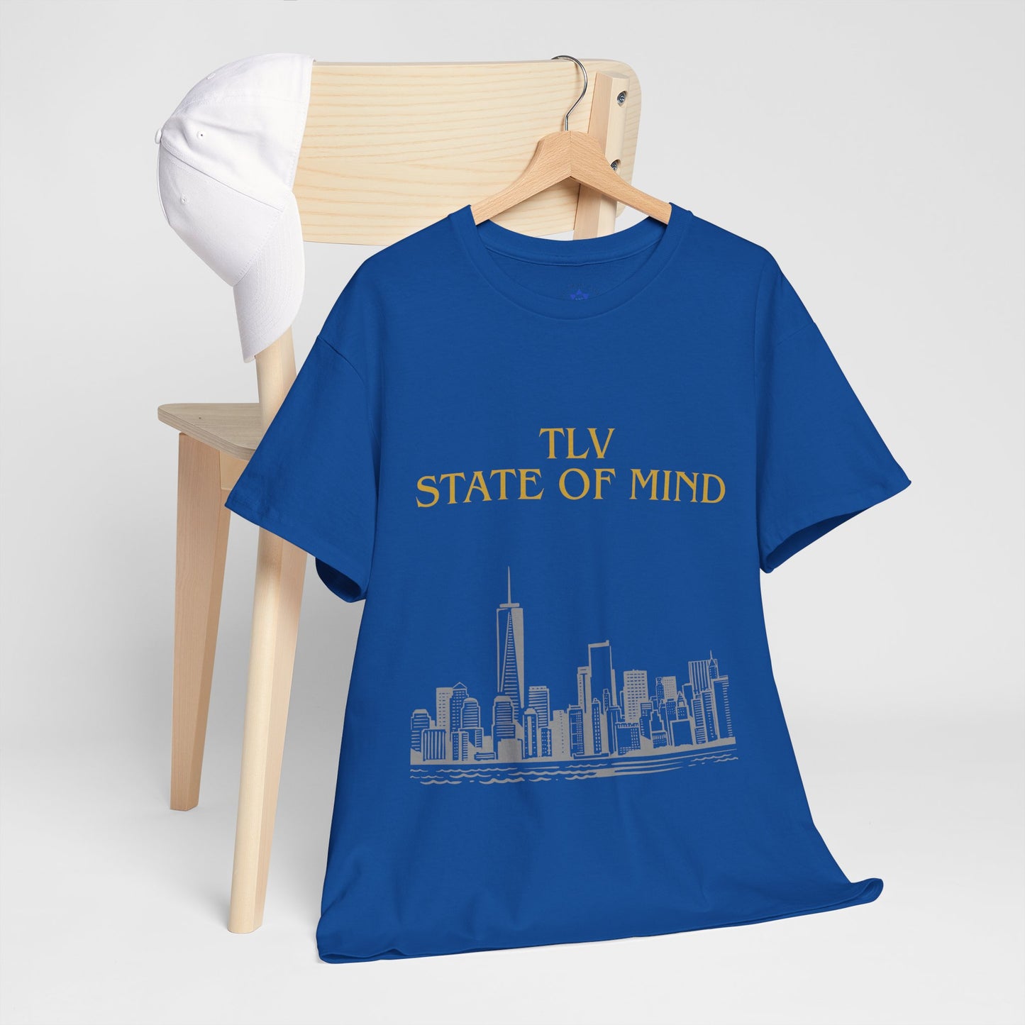 TLV State of Mind T-Shirt – Tel Aviv Skyline (Multiple Colors)
