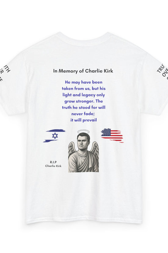 Charlie Kirk Memorial Tee – 20% Donated to His Legacy & Family