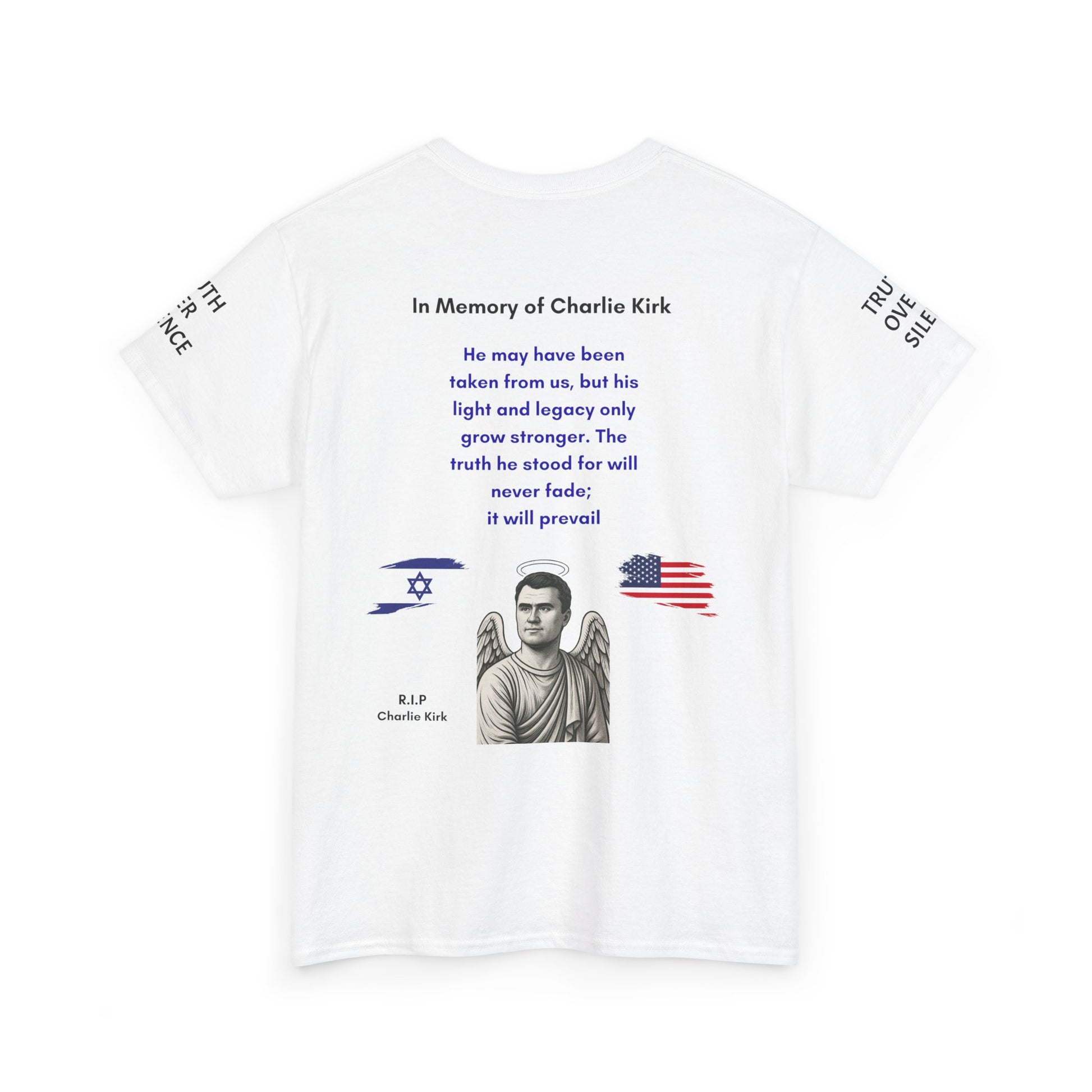 Charlie Kirk Memorial Tee – 20% Donated to His Legacy & Family